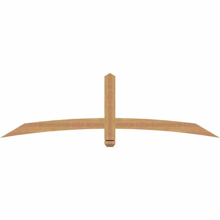 Ekena Millwork Bellingham Timber Gable Bracket, Western Red Cedar, 72"W x 21"H x 1 1/2"D x 3 1/2"F, 7/12 Pitch GBW072X21X0204BEL00SWR